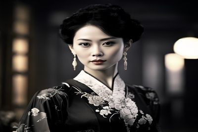 吉泽明步传奇资深女优经典风格照，专业质感，体现其在日本演艺圈的传奇地位