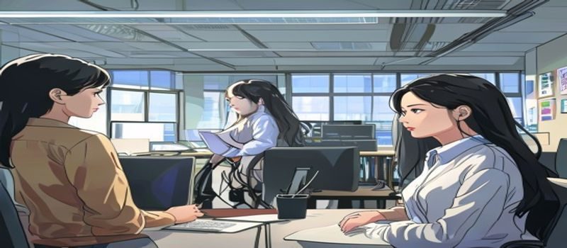日本女优大全2026年7月最新收录女优资料展示，编辑团队在现代化办公室整理演艺资料的专业场景