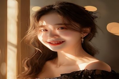 桃乃木香奈甜美系演艺风格照，温暖光线，甜美笑容，展现其高人气甜美形象